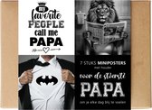 Give-X - Mini posters met houten staander - Papa