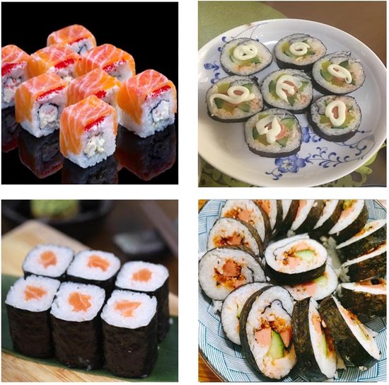 Sushi Maker, 3 vormen sushi-set om zelf te maken, doe-het-zelf sushi