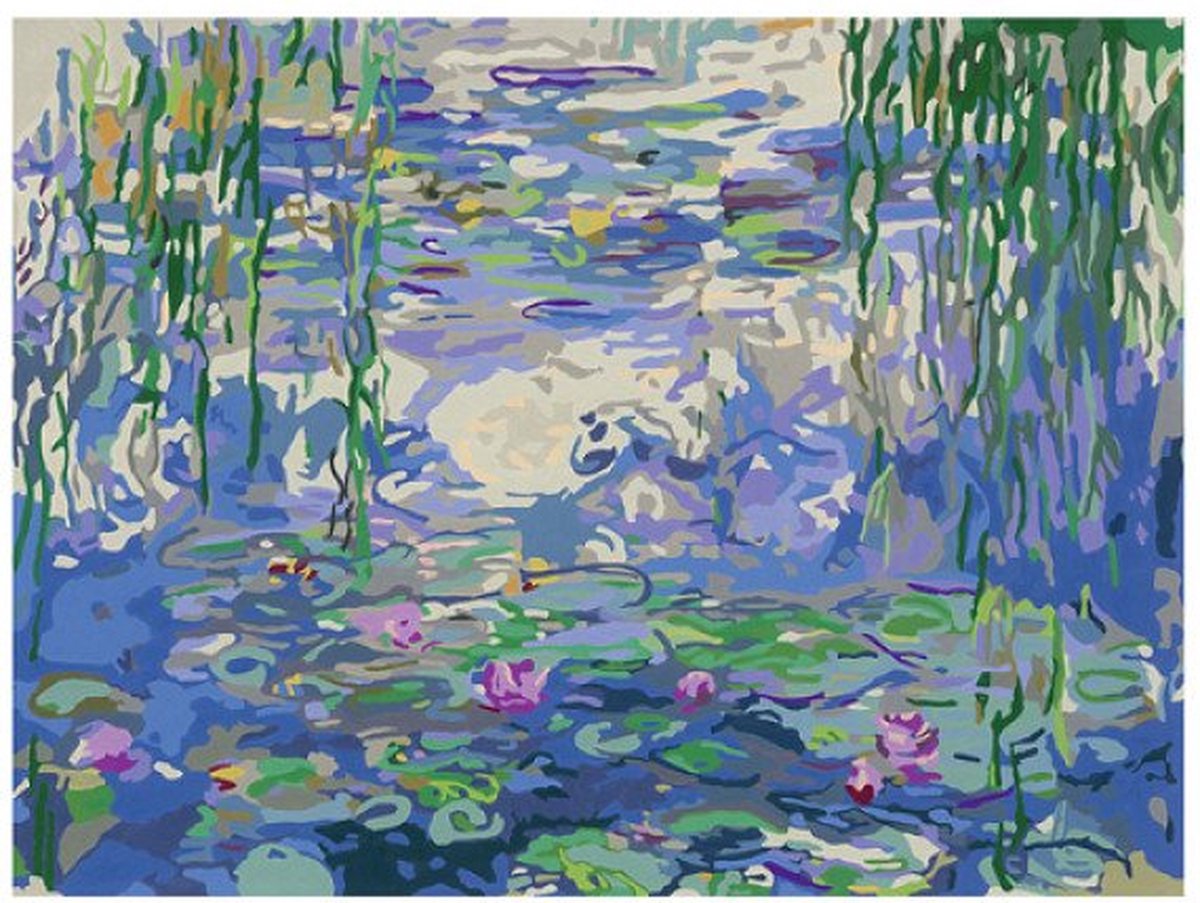 Ravensburger Waterlilies (Monet) - Schilderen op nummer voor volwassenen — afbeelding 13