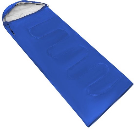MOZY - Survival Slaapzak - Blauw - met Capuchon - 200x75 cm - Winddicht - Compact - Extra Warm - Waterdicht - Outdoor - Survival - Slaapzak - Kamperen - Camping - Hiken - Backpacken - Nood Slaapzak - Mummy Slaapzak - Mummyslaapzak van MOZY — afbeelding 5