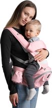 Bol.com Heupdrager 9w1 voor kinderen - draagzak voor baby's van 4-36 maanden - 9 draagmogelijkheden - het hele jaar door - veili... aanbieding