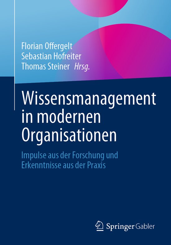 Wissensmanagement in modernen Organisationen - cover