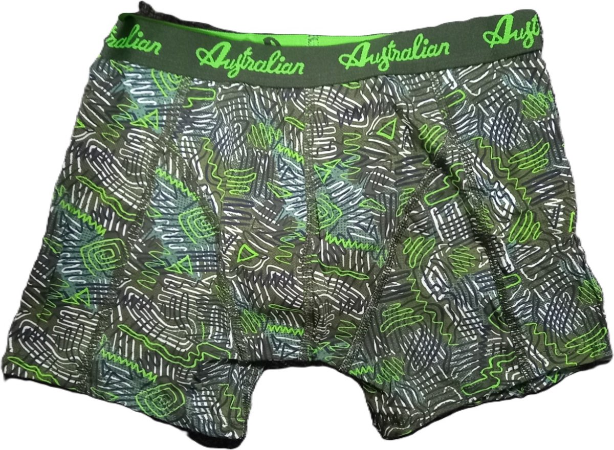 Australian boxershorts - groen - ondergoed - maat 146/152