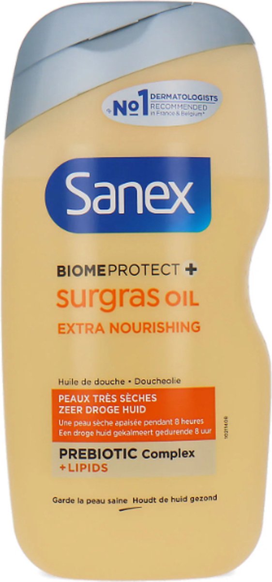 Goedkoopste Sanex Biome Protect Surgrass Oil Very Dry Skin Shower Oil - 400 ml (voor zeer droge huid