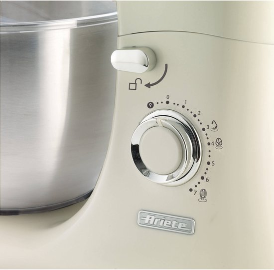 Ariete 1588/05 - Vintage keukenmachine - 5.5 liter - 3 accessoires - 2400 Watt - Blauw van Ariete — afbeelding 3