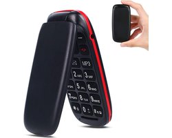 WNHB® Mobiele klaptelefoon zonder abonnement - seniorentelefoon met noodoproepknop - eenvoudige bediening voor ouderen
