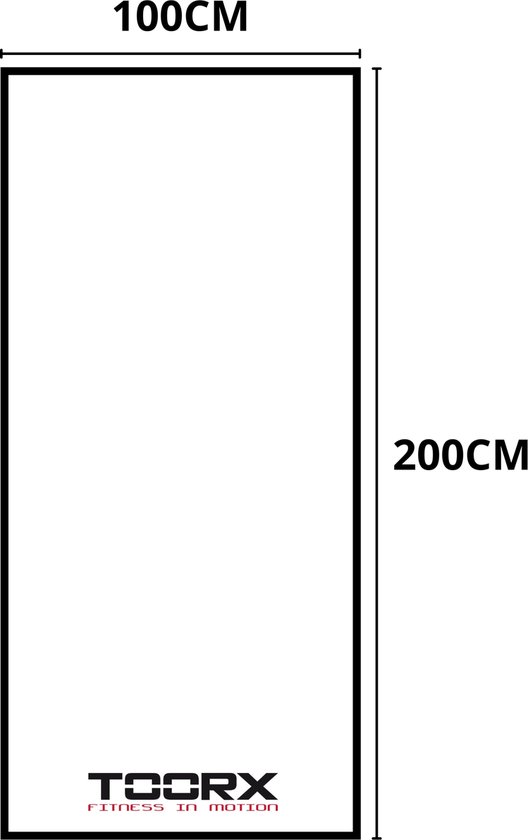 Life Fitness Premium Onderlegmat | Large 250 x 120 cm