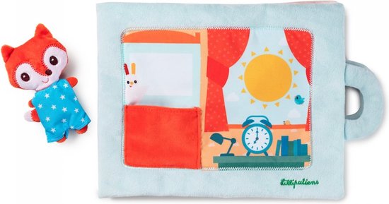Lilliputiens - Doeboek Goedemorgen Kleine Vos Alice - Boekje Met Herkenbare Dagelijkse Rituelen En Vele Accessoires - Geschikt Vanaf 18 Maanden van Lilliputiens — afbeelding 3