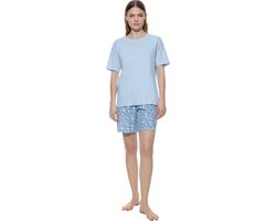 mey Damen Pyjama Serie Flower Meadow Floral