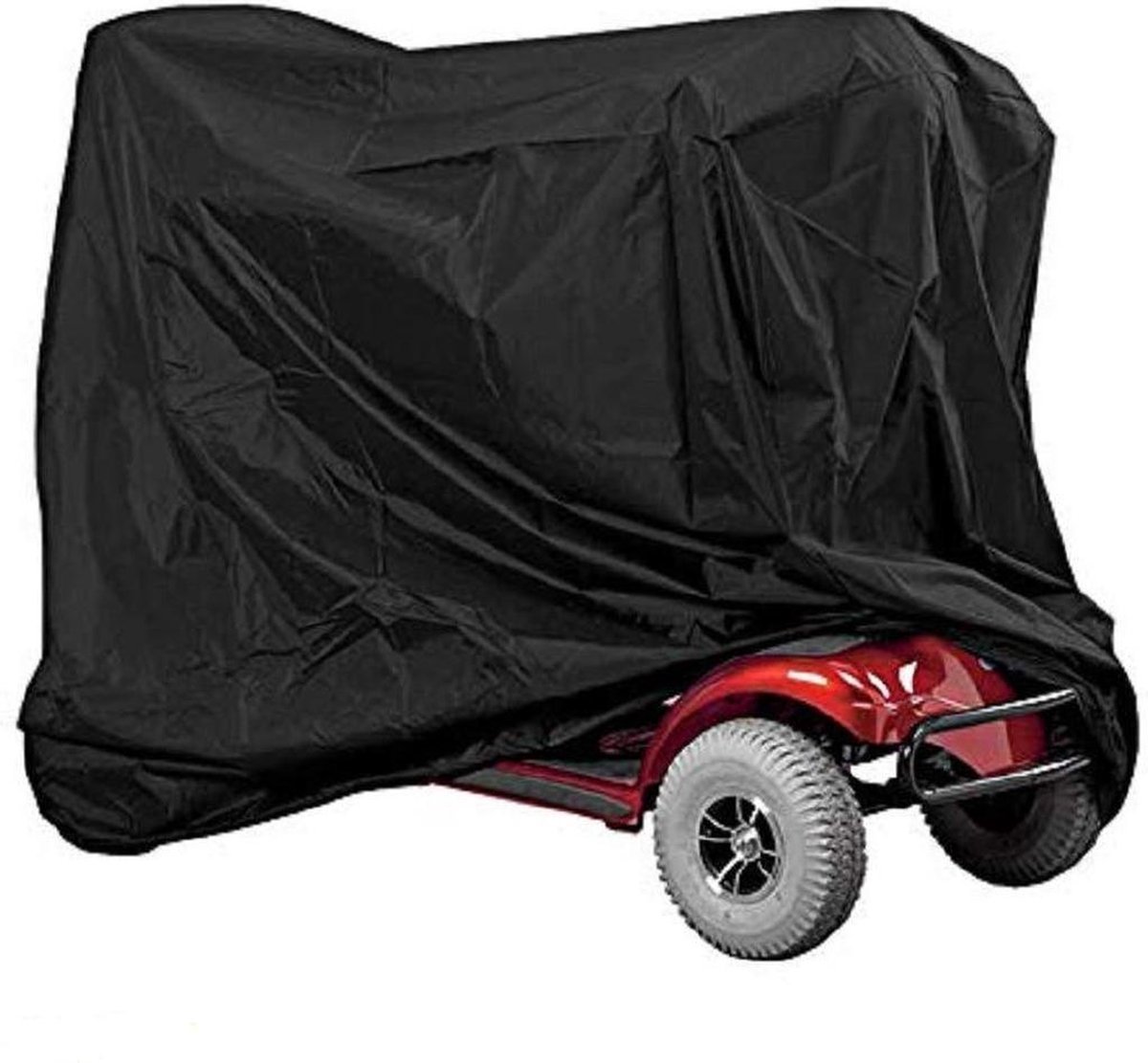 Knaak Scootmobiel Beschermhoes - Waterdicht - Universeel - Geschikt voor Scootmobiel, Fiets, Fatbike en Bakfiets (bak) - Zwart