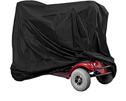 Knaak Scootmobiel Beschermhoes - Waterdicht - Universeel - Geschikt voor Scootmobiel, Fiets, Fatbike en Bakfiets (bak) - Zwart