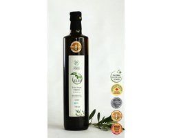 ELEO Amaliada – Extra Vierge Olijfolie – 750 ml – Zuurgraad <0,5% – 100% Koroneiki – Eerste Koude Persing – Delicaat & Rijk aan Antioxidanten – Internationale Medaille Winnaar