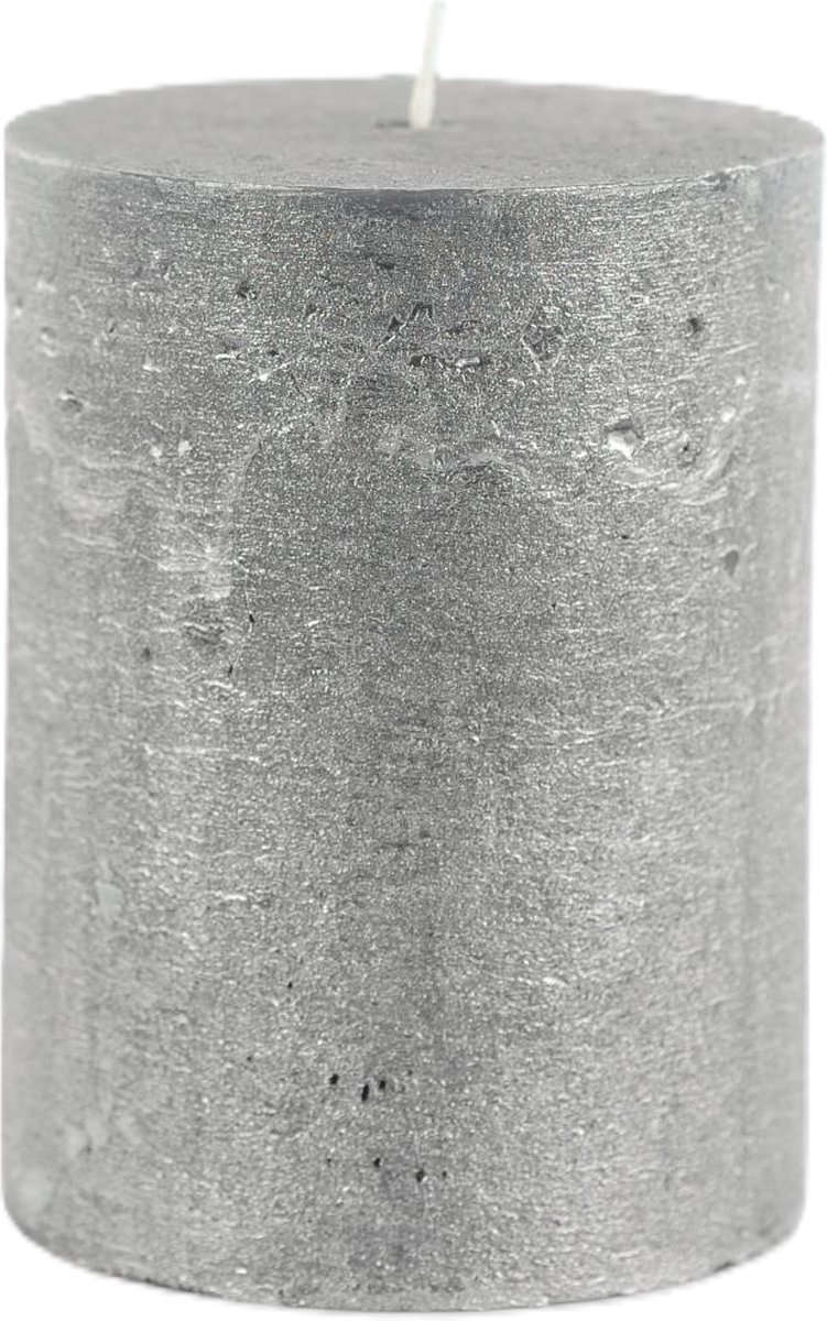 Rasteli Luz Your Senses Stomp Kaars Zwart-Black Silver D 10 cm H 13 cm