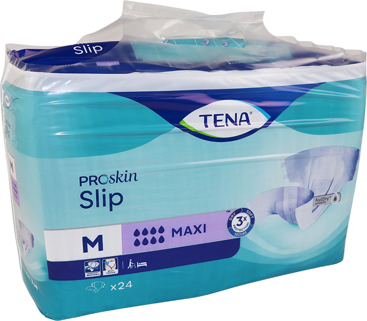 Goedkoopste TENA Slip Maxi - Medium, 24st (710924
