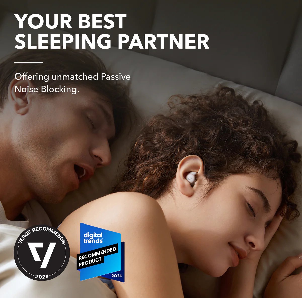 soundcore by Anker Sleep A20 Draadloze Slaapoordopjes - Earbuds - Noise Blocking, Klein Ontwerp voor Zijslapers, 80 uur Accuduur, Bluetooth 5.3, Slaapmonitor, Persoonlijk Alarm — afbeelding 7