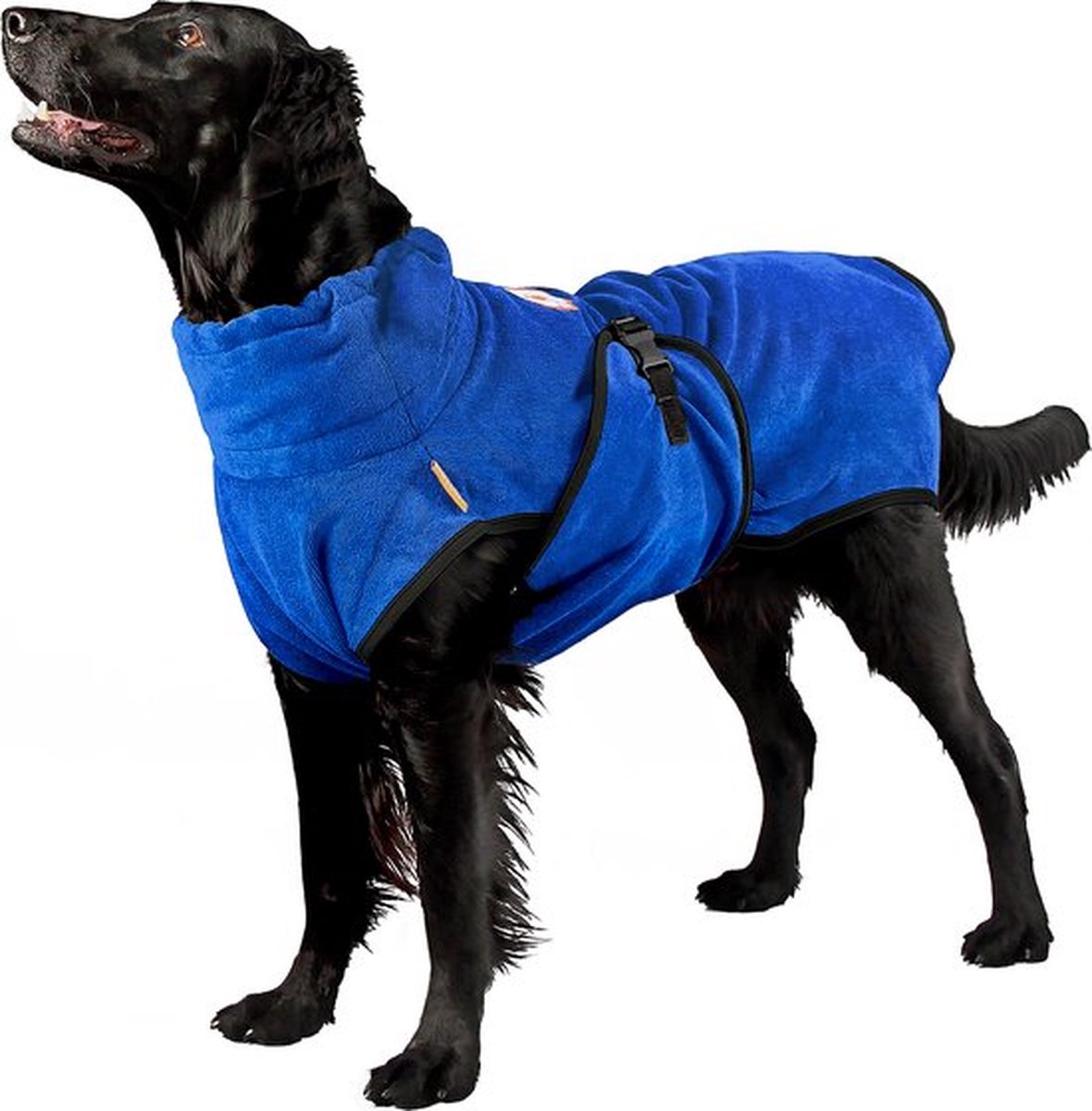 Superfurdogs Hondenbadjas – XS – Kobalt blauw – Sneldrogend & Absorberend