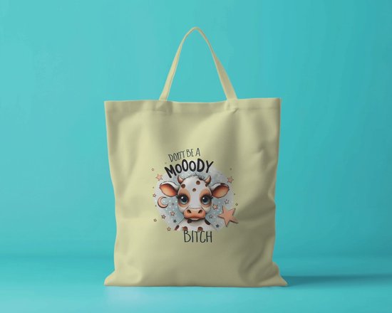 Sac fourre-tout ne soyez pas une salope de mauvaise humeur Funny Tote Bags - sac à bandoulière - Funny Tassen - Fashion sarcastique - Citations - Smile - Souriant - Élégant