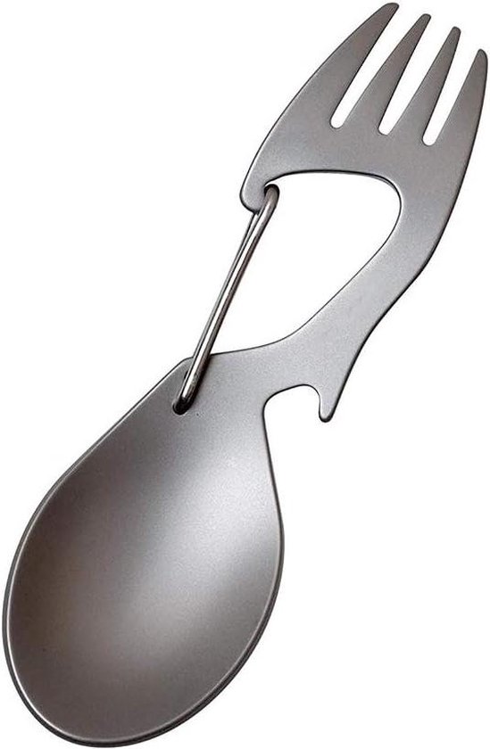 Titanium Camping,Opvouwbare 2-in-1 Lepel En Vork Voor Picknick