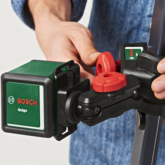 Bosch Kruislijnlaser Quigo III - 10m - Rood - Zelfnivellerend