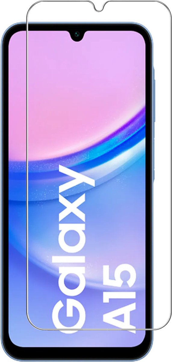 Screenprotector geschikt voor Samsung A15 - Arara gehard glas Tempered Glass