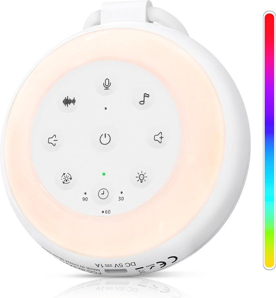 White Noise Machine - Witte Ruis Apparaat - Slaaphulp - Voor ...