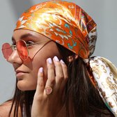 Zomer sjaal - Festival - Headscarf - Festival accessoire - Bandana - Glans