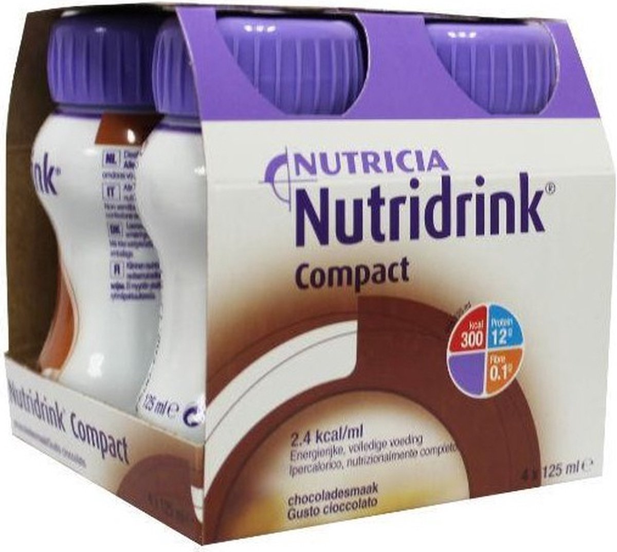 Goedkoopste Nutridrink Compact Chocolade - 4 x 125 ml