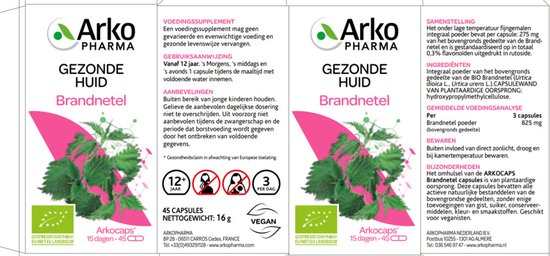 Arkocaps Brandnetel - 45 Capsules - Voedingssupplement