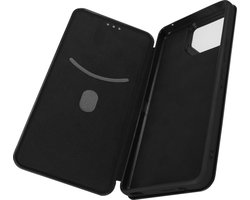 Avizar Foliohoes Geschikt voor Asus ROG Phone 8 5G , 8 Pro 5G Kaart, Carbon