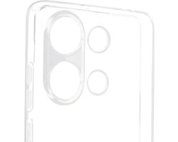 Avizar Hoes Geschikt voor Xiaomi Redmi Note 13 Pro 4G Flexibele Silicone Bescherming, Transparant