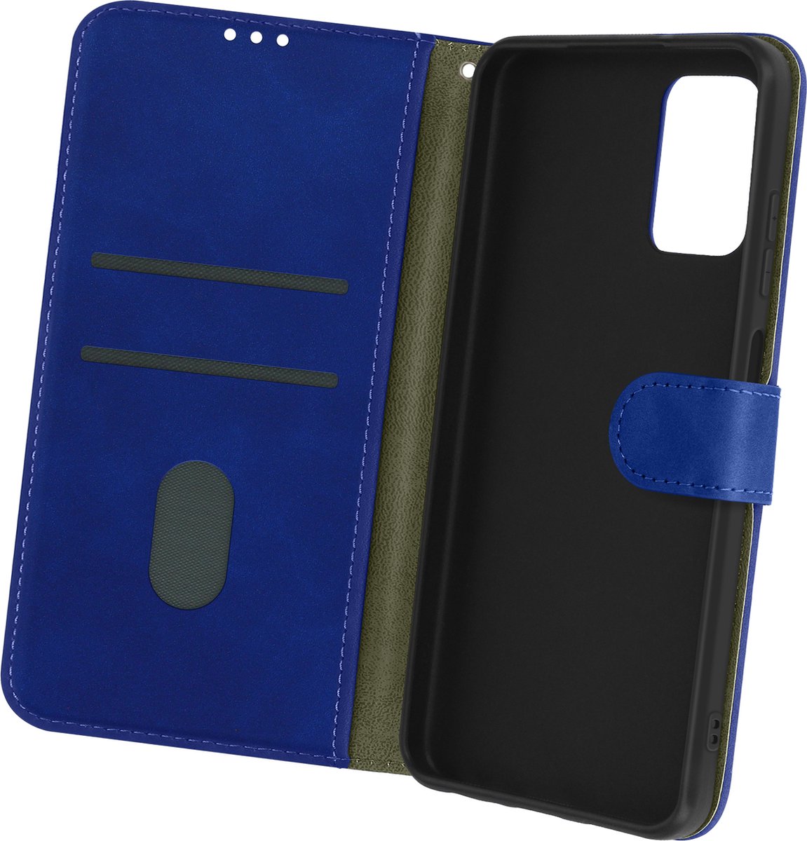 Avizar Foliohoes Geschikt voor Nokia G42 Kaart- en videohouders, Blauw