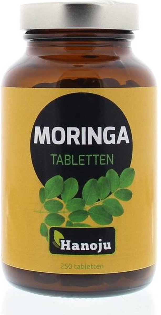 Hanoju Moringa oleifera heelblad 500mg 250 Tabletten