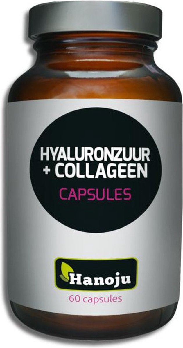Hanoju Hyaluronzuur & collageen 60 Vegetarische capsules