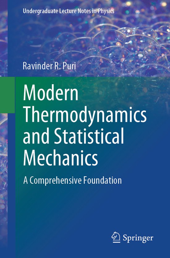 Undergraduate Lecture Notes in Physics- Modern Thermodynamics and Statistical Mechanics