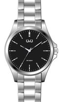 Q&Q heren horloge met zwarte wijzerplaat QB12J804