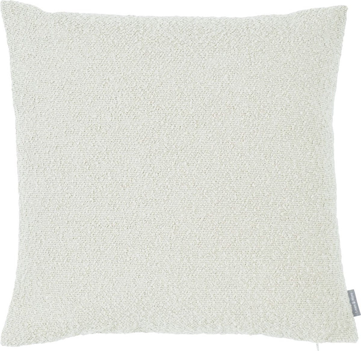 King Bouclé kussen gebroken wit 45x45cm