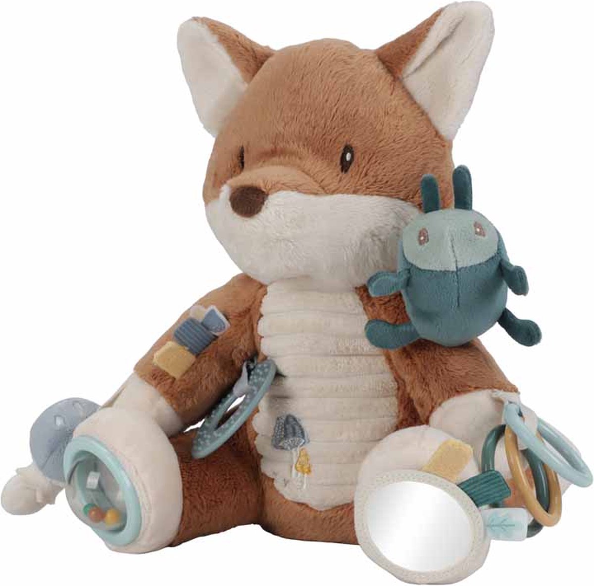 Little Dutch Activiteitenknuffel Vos - Forest Friends - Baby speelgoed - grijp baby speelgoed — afbeelding 3