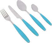 Gimex - Colour Line - Bestek - Rainbow - Blauw - 4-Delig