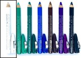 Bol.com D'Donna - Jumbo Oogschaduw en Oogpotlood met puntenslijper - Super Fat Eye Liner Marker - Waterproof - Wit - Nummer 01 -... aanbieding