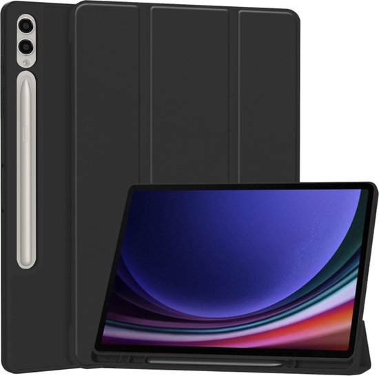 Lenovo Tab P11 Pro Trifold Bookcase Hoes met Penhouder Lenovo Pen - Gr Lenovo Tab P11 Pro Trifold Bookcase Hoes met Penhouder Lenovo Pen - Gr