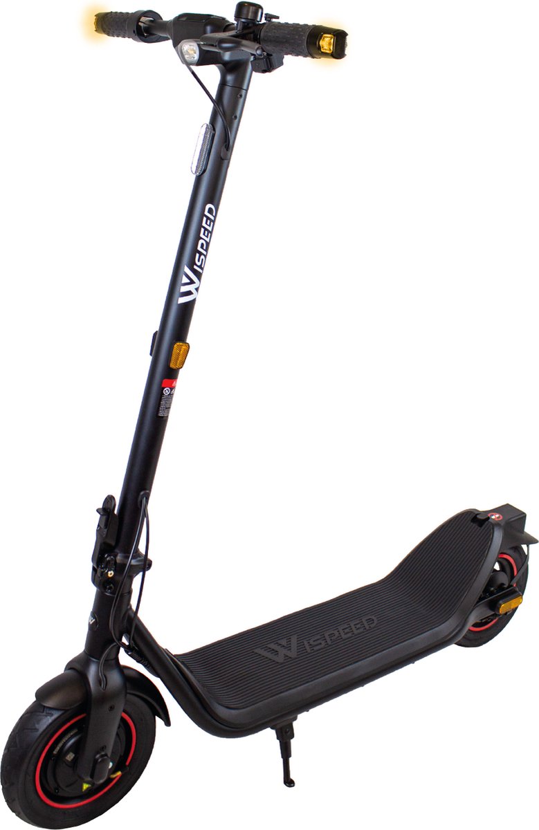 Wispeed - C10-40 PRO - Elektrische step - Krachtige 350W Motor - 10" Luchtbanden - Snelheid tot 25km/h - 40km Bereik - Zwart