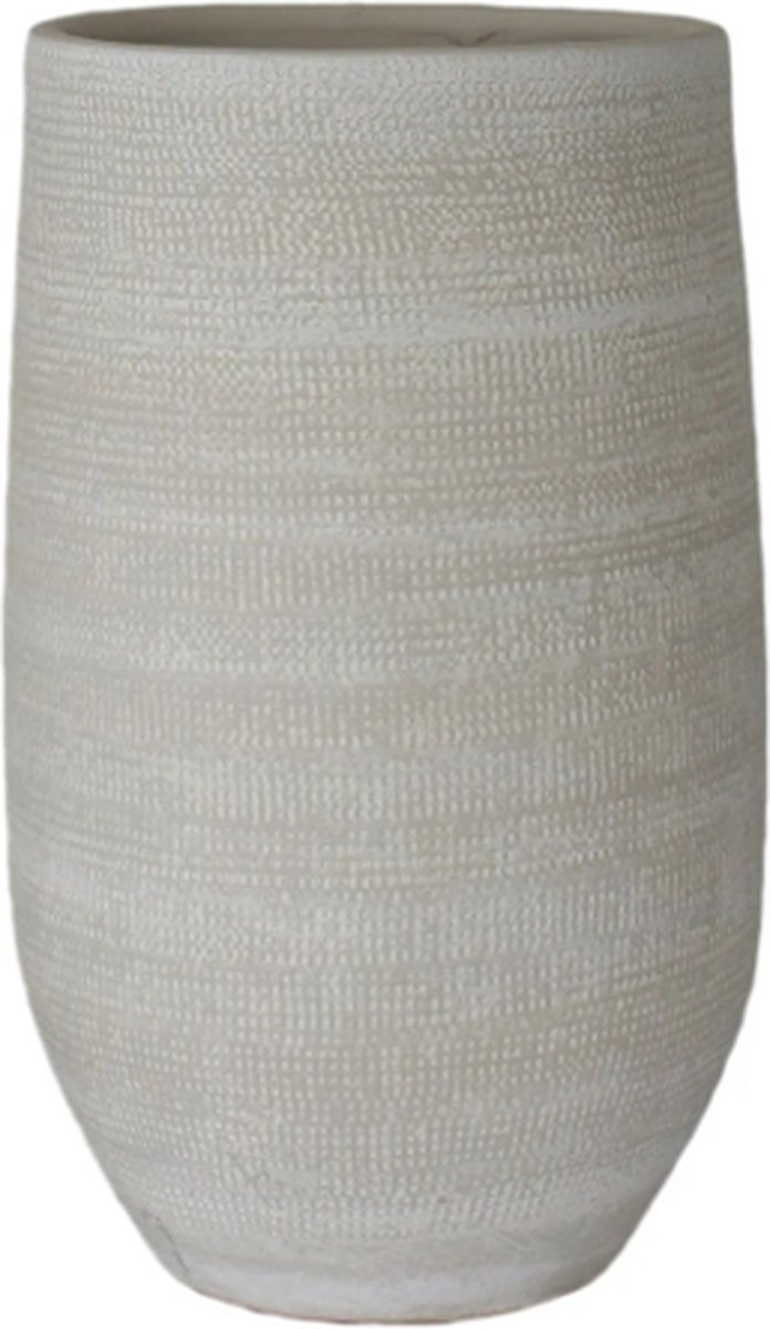 HS Potterie Vaas tokio d30h70cm creme Crème