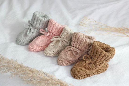 IceUnicorn Babyschoenen om te leren lopen, kruipschoenen, baby, meisjes, jongens, leren sloffen, zacht leer, suède zolen, leren schoenen, baby's, bruin (kastanje), 18-24 maanden