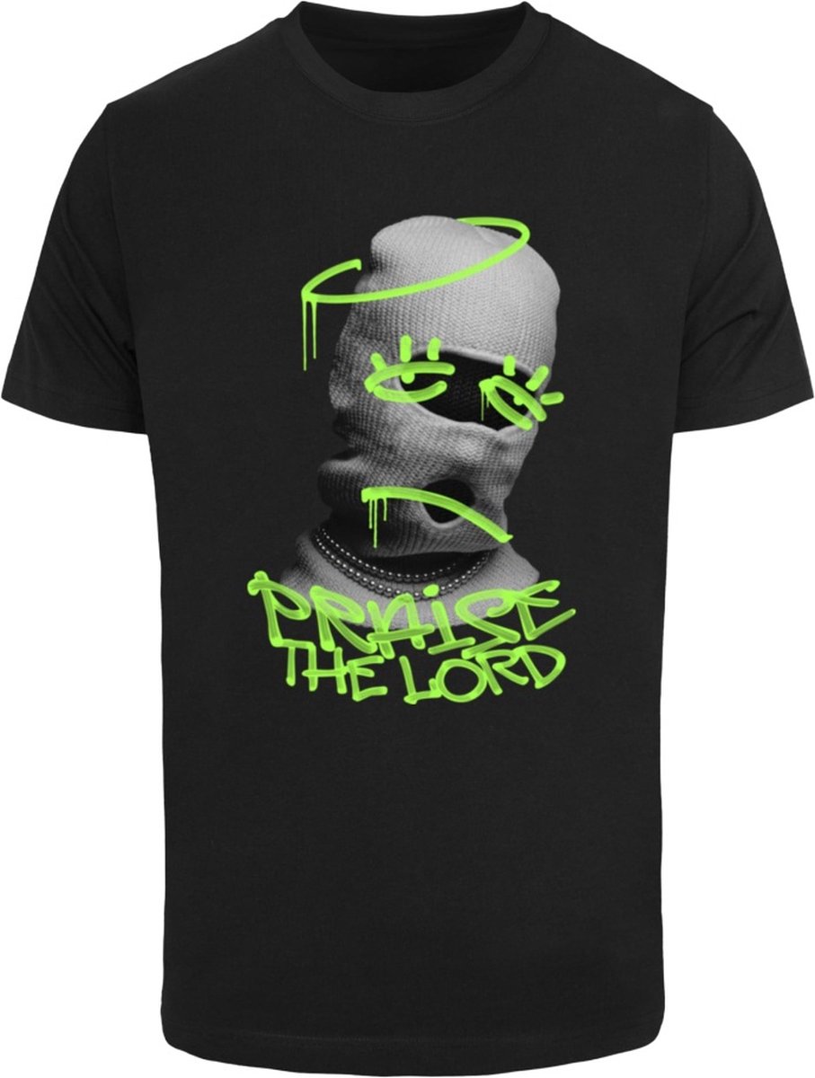 Mister Tee Praise The Lord Heren Tshirt 5XL Zwart