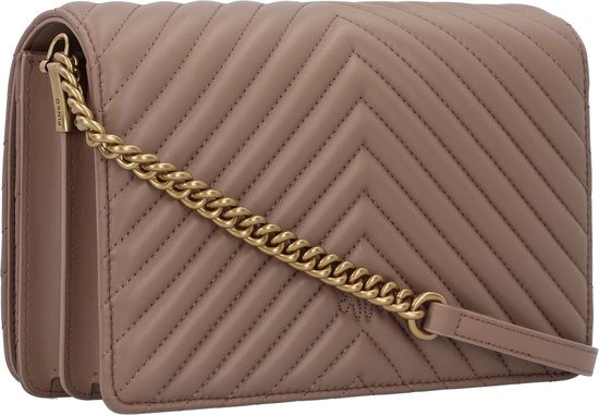 PINKO Love Click Schoudertas Leer 25 cm
