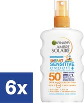 Garnier Ambre Solaire Protection Sensitive Expert SPF50 - 6 x 200 ml