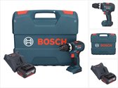 Bosch GSB 18V-55 Professionele accu klopboormachine 18 V 55 Nm borstelloos + 1x oplaadbare accu 4.0 Ah + lader + koffer