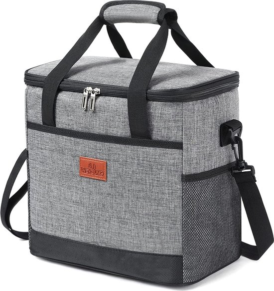 2 Sacs Isothermes Pliables 15L - Pour Courses, Livraison, Pique-nique - Garde Au Chaud/Froid