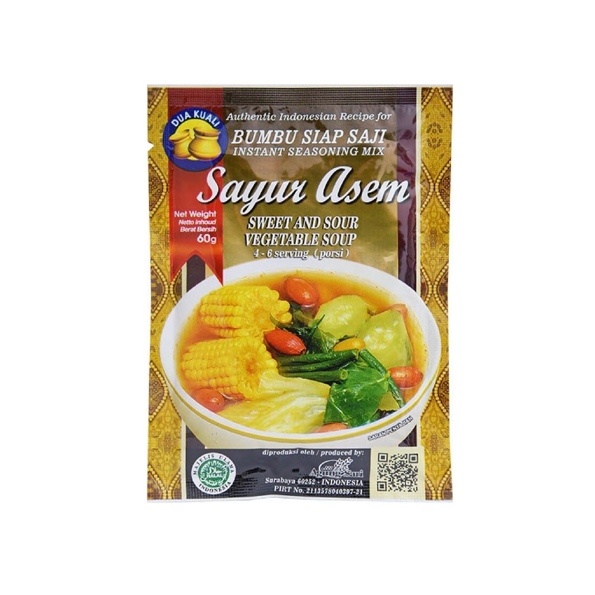Goedkoopste Dua Kuali | Sayur Asam | 12x50gr