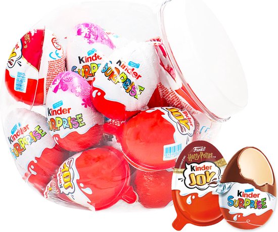 Kinder Surprise & Kinder Joy partymix - melkchocolade met een verrassing binnenin - 360g